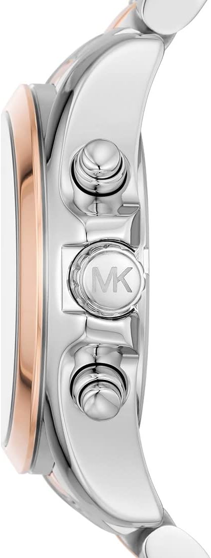 Michael Kors Brecken Horloge voor heren, uurwerk met chronograaf en roestvrij stalen of lederen band
