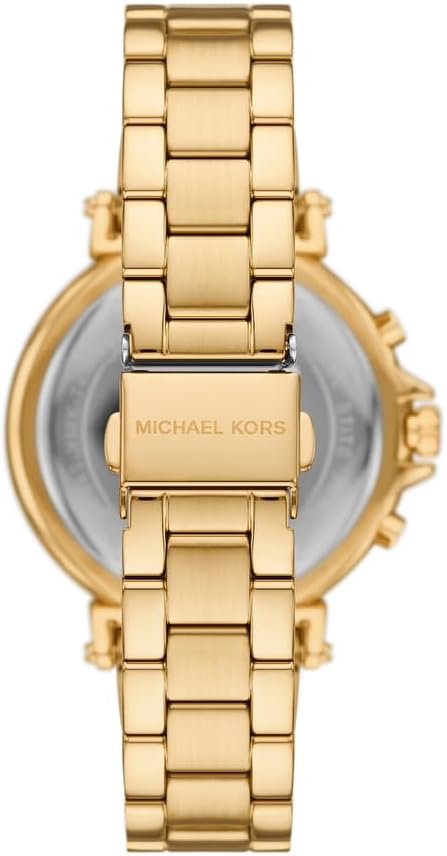 Michael Kors Analoge Quartz horloge voor dames met roestvrijstalen band MK7493, Goud, armband