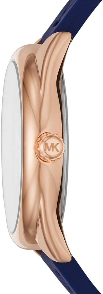 Michael Kors Janelle horloge voor dames, Kwarts uurwerk met drie wijzers en roestvrij stalen of siliconen horlogeband