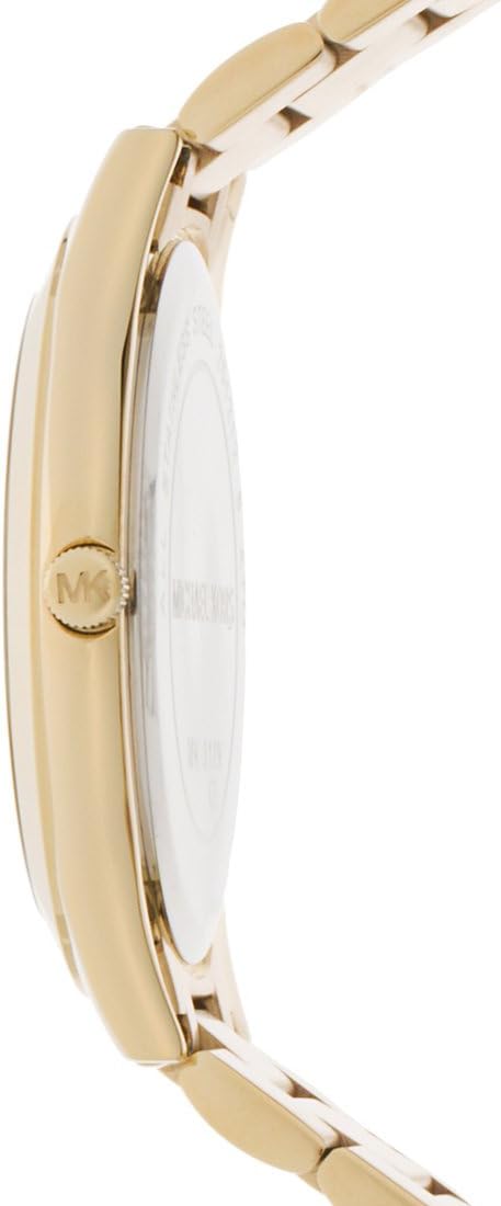 Michael Kors Reloj Slim Runway para mujer, 42 mm, movimiento de cuarzo a tres agujas con correa de acero inoxidable
