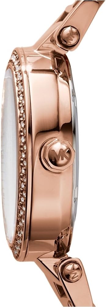 Michael Kors Parker Horloge voor dames, uurwerk chronograaf met roestvrij stalen of lederen band