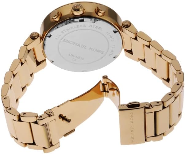 Michael Kors Parker Horloge voor dames, uurwerk chronograaf met roestvrij stalen of lederen band
