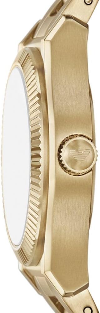 Emporio Armani Horloge Voor Dames, Driehandig Quartz uurwerk en 32mm kastmaat met roestvrij stalen, lederen of siliconen band