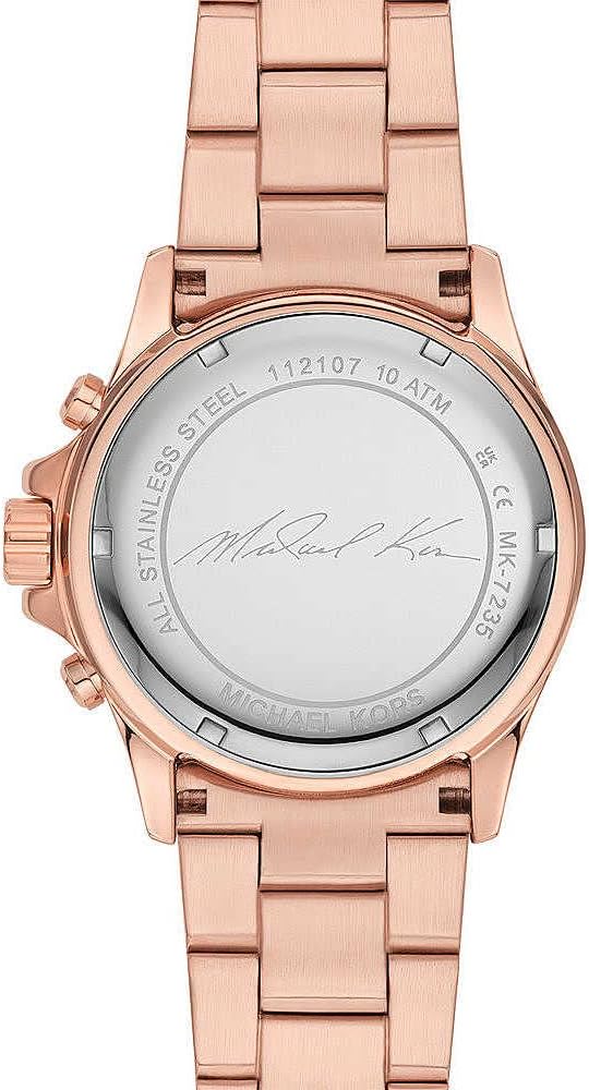 Michael Kors Everest Horloge voor dames, Quartz uurwerk met chronograaf en roestvrij stalen of siliconen band