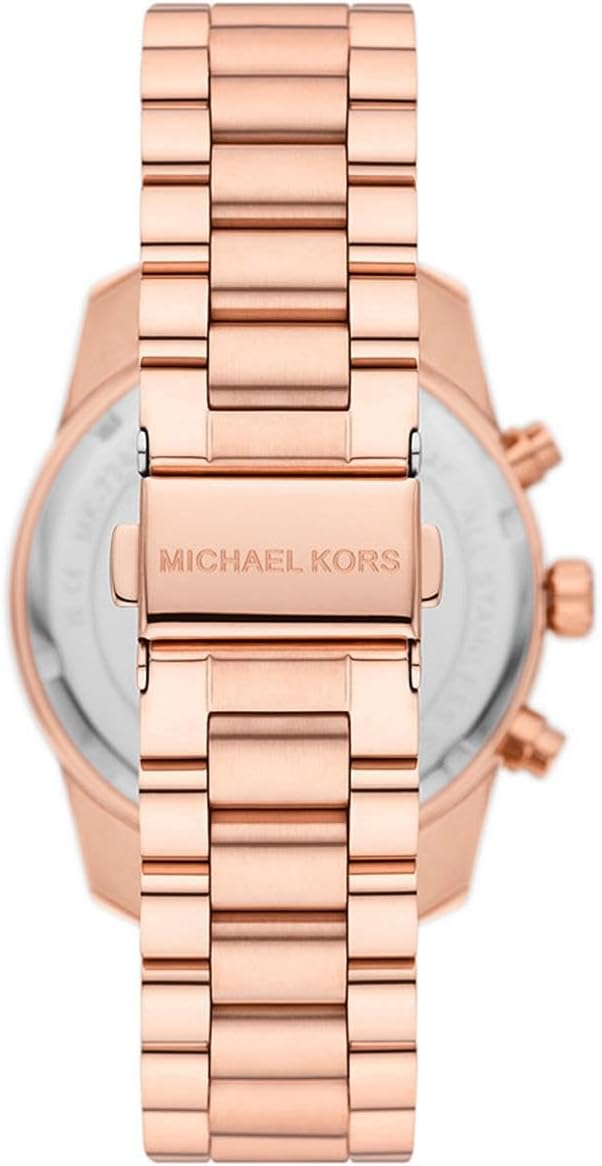 Michael Kors Lexington Horloge voor dames, uurwerk met roestvrij stalen of lederen band