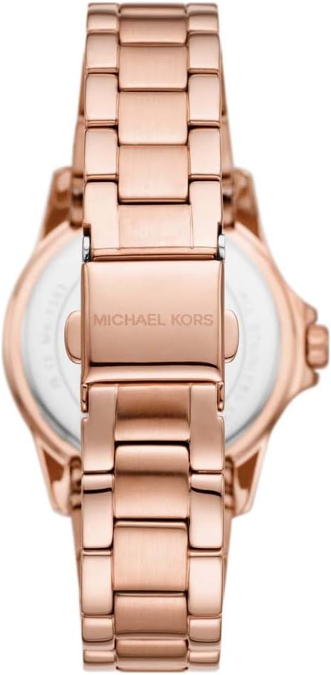 Michael Kors Everest Horloge voor dames, Quartz uurwerk met chronograaf en roestvrij stalen of siliconen band