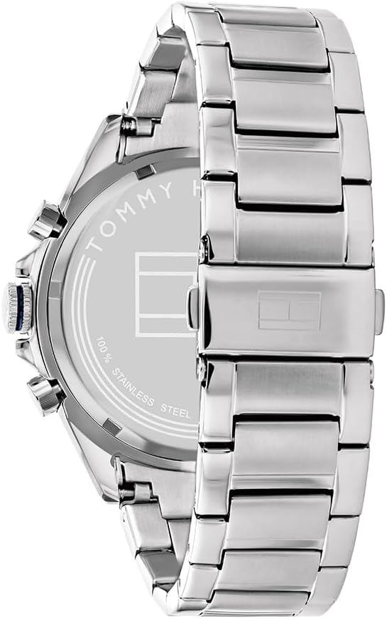 THW Mannen analoog quartz horloge met roestvrij stalen band 1791968, Blauw