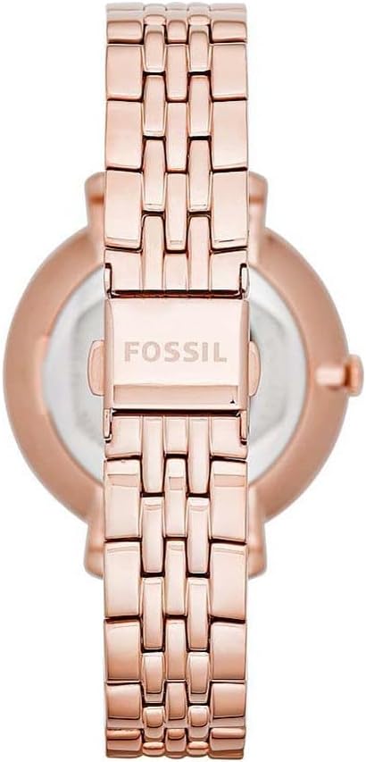Fossil Jacqueline Watch for Women, Quartz movement with Stainless steel and leather Strap