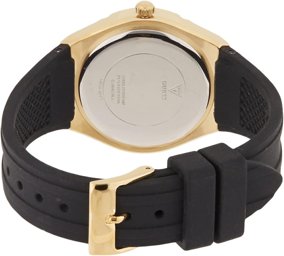 Guess 36 mm Crystal Accented Watch, zilver, eenheidsmaat