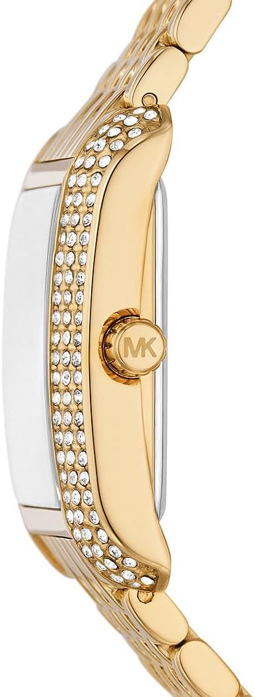 Michael Kors Emery dameshorloge, kwartsuurwerk met horlogeband van roestvrij staal of leder