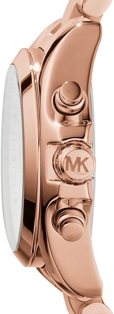 Michael Kors Brecken Horloge voor heren, uurwerk met chronograaf en roestvrij stalen of lederen band