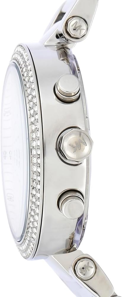 Michael Kors Parker Horloge voor dames, uurwerk chronograaf met roestvrij stalen of lederen band