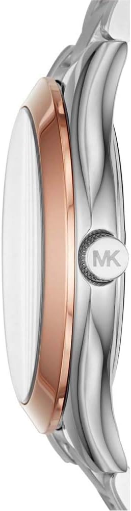 Michael Kors Runway Horloge voor dames, kwartsuurwerk met horlogeband van roestvrij staal, keramiek of leer