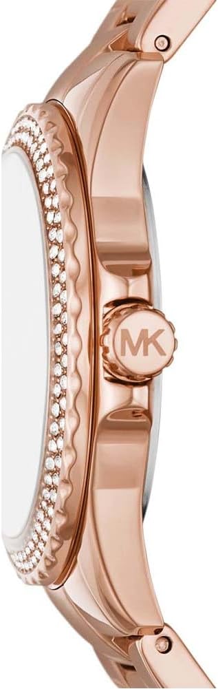Michael Kors Everest Horloge voor dames, Quartz uurwerk met chronograaf en roestvrij stalen of siliconen band
