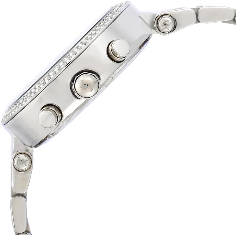 Michael Kors Parker Horloge voor dames, uurwerk chronograaf met roestvrij stalen of lederen band