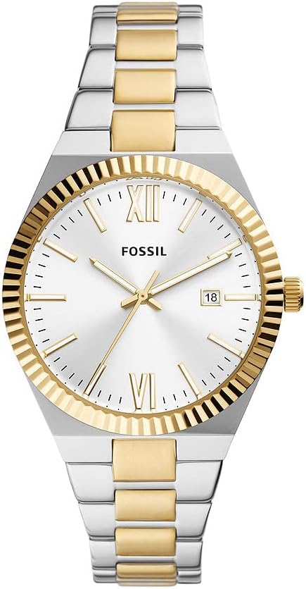 Fossil Scarlette Watch for Women,Quartz movement with Stainless steel or Leather Strap