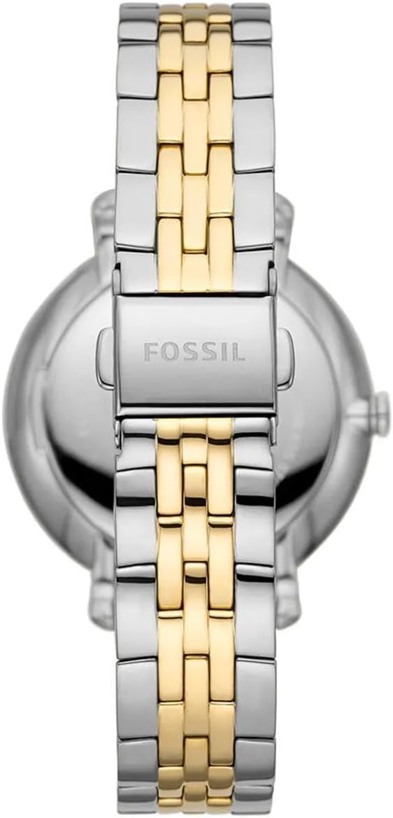 Fossil Jacqueline Watch for Women, multifunctional movement with Stainless steel or Leather Strap