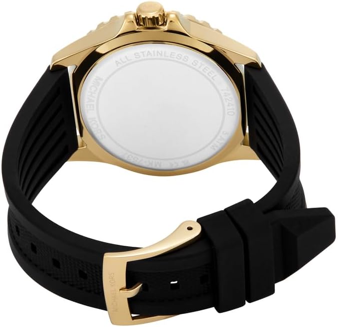 Michael Kors Everest Horloge voor dames, Quartz uurwerk met chronograaf en roestvrij stalen of siliconen band