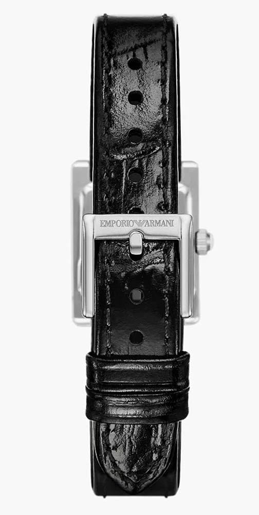 Emporio Armani horloge voor dames, kwartsuurwerk en kastmaat 31 mm met roestvrij stalen, lederen of siliconen band