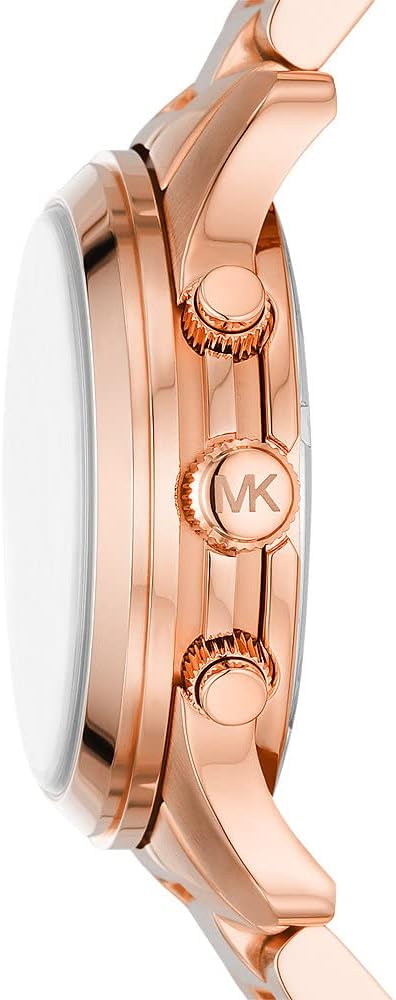 Michael Kors Horloge voor dames Runway, Chronograaf uurwerk, Roestvrij stalen horloge, 38mm kastgrootte