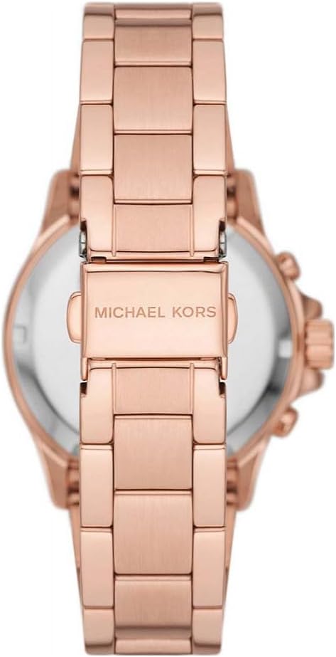 Michael Kors Everest Horloge voor dames, Quartz uurwerk met chronograaf en roestvrij stalen of siliconen band