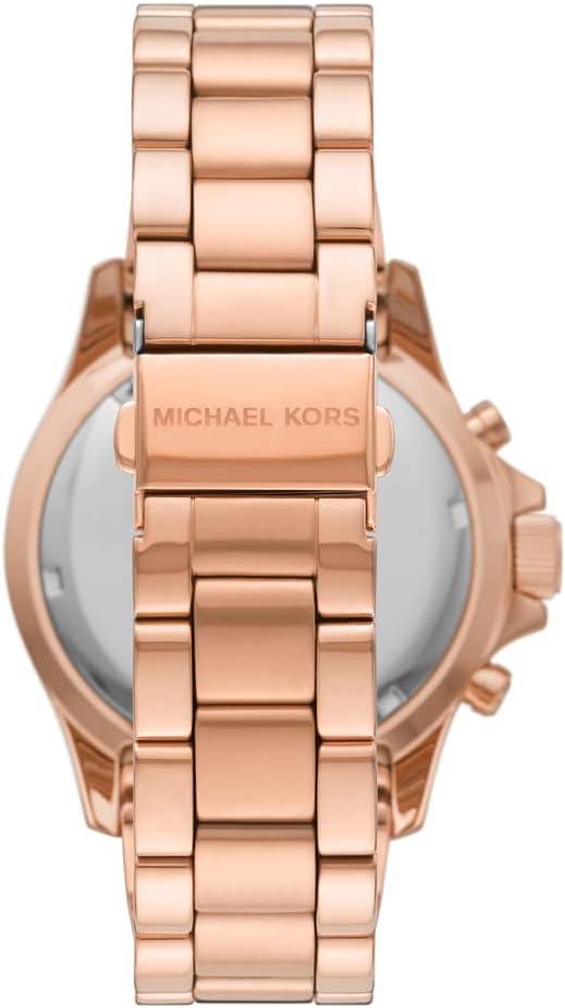 Michael Kors Everest Horloge voor dames, Quartz uurwerk met chronograaf en roestvrij stalen of siliconen band