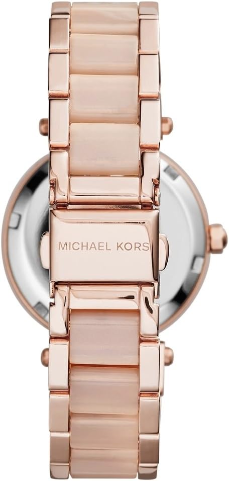Michael Kors Parker Horloge voor dames, uurwerk chronograaf met roestvrij stalen of lederen band