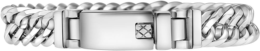 Lucardi Dames Armband schakel roseplated - Staal - Armband - Cadeau - 18 cm - Zilverkleurig