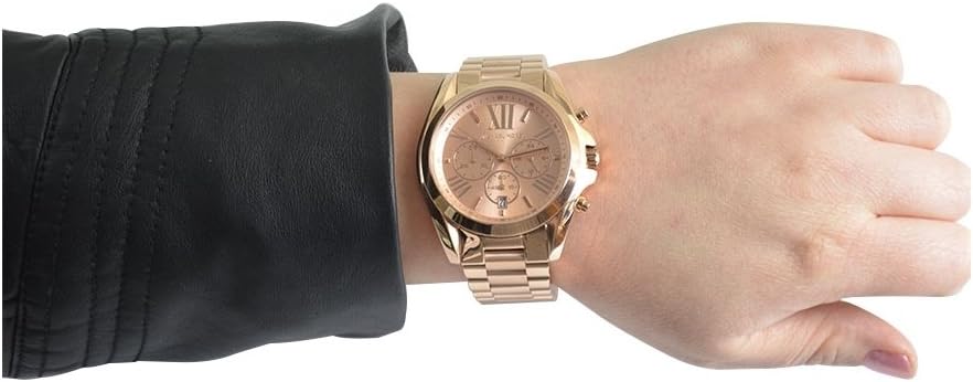 Michael Kors Brecken Horloge voor heren, uurwerk met chronograaf en roestvrij stalen of lederen band
