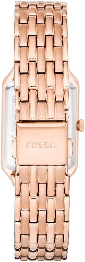 FOSSIL Raquel horloge voor dames, Quartz uurwerk met drie wijzers en een roestvrij stalen band