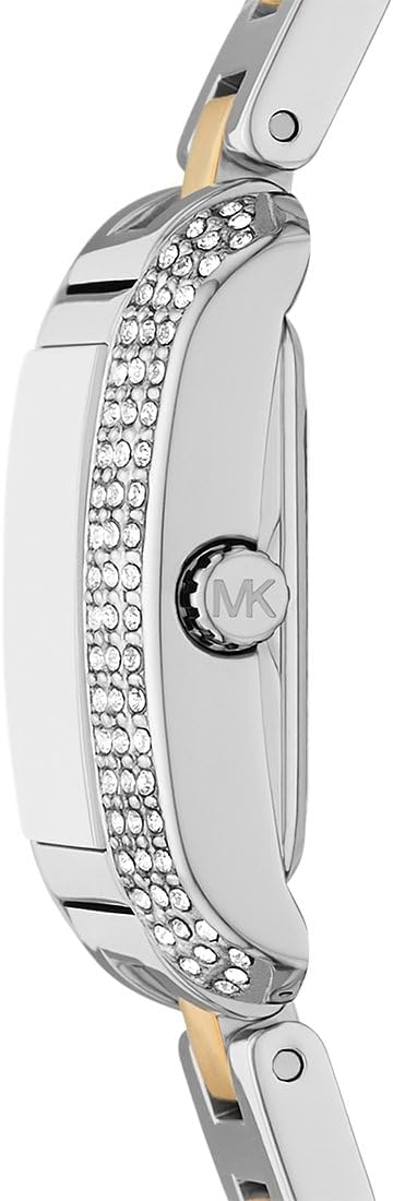 Michael Kors Emery dameshorloge, kwartsuurwerk met horlogeband van roestvrij staal of leder