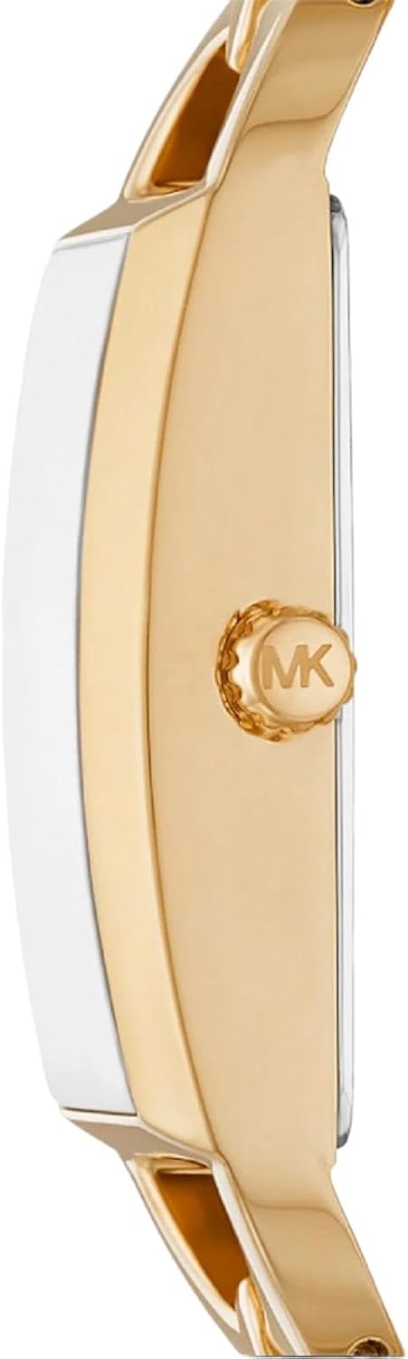 Michael Kors dameshorloge MK Empire kwarts/3 wijzerwerk kastmaat 30mm met een roestvrijstalen horlogeband MK7407