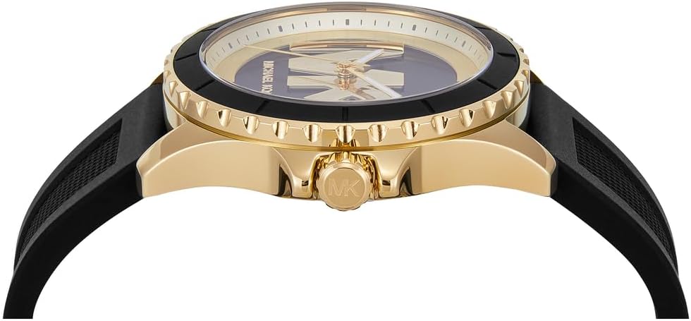 Michael Kors Everest Horloge voor dames, Quartz uurwerk met chronograaf en roestvrij stalen of siliconen band