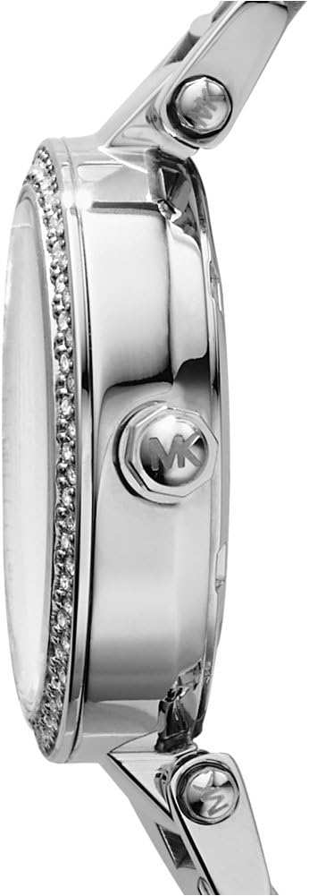 Michael Kors Parker Horloge voor dames, uurwerk chronograaf met roestvrij stalen of lederen band