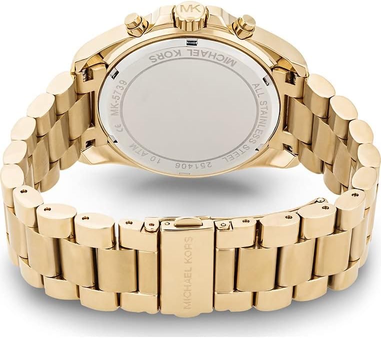 Michael Kors Brecken Horloge voor heren, uurwerk met chronograaf en roestvrij stalen of lederen band