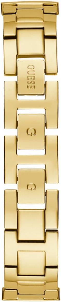 GUESS Women's Quartz Dress Watch with Stainless Steel Strap, Gold, 14 (Model: GW0401L2)