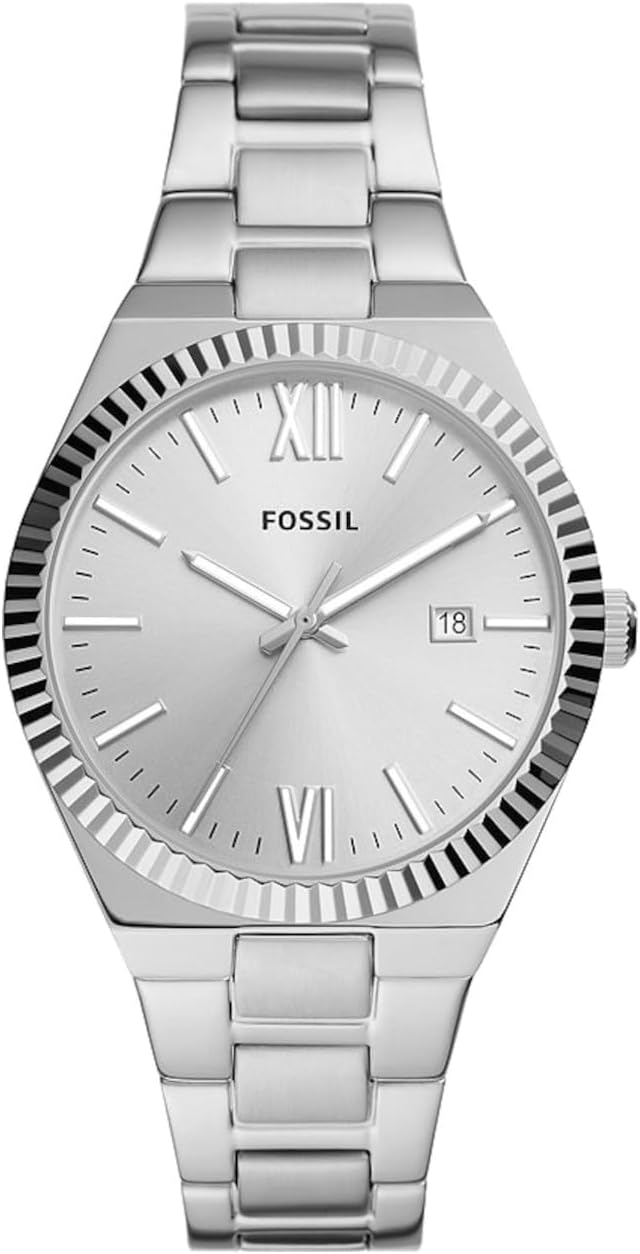 Fossil Scarlette Watch for Women,Quartz movement with Stainless steel or Leather Strap