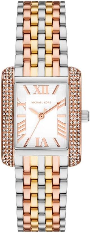 Michael Kors Emery dameshorloge, kwartsuurwerk met horlogeband van roestvrij staal of leder