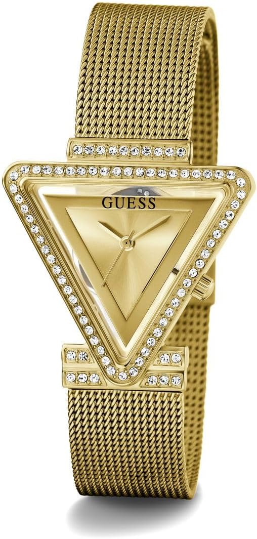 Guess Dames 34 mm horloge, Gouden Toon, GW0508L2-AMZUK
