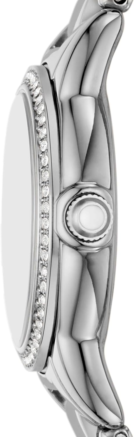 Emporio Armani Horloge Voor Dames, Driehandig Quartz uurwerk en 32mm kastmaat met roestvrij stalen, lederen of siliconen band