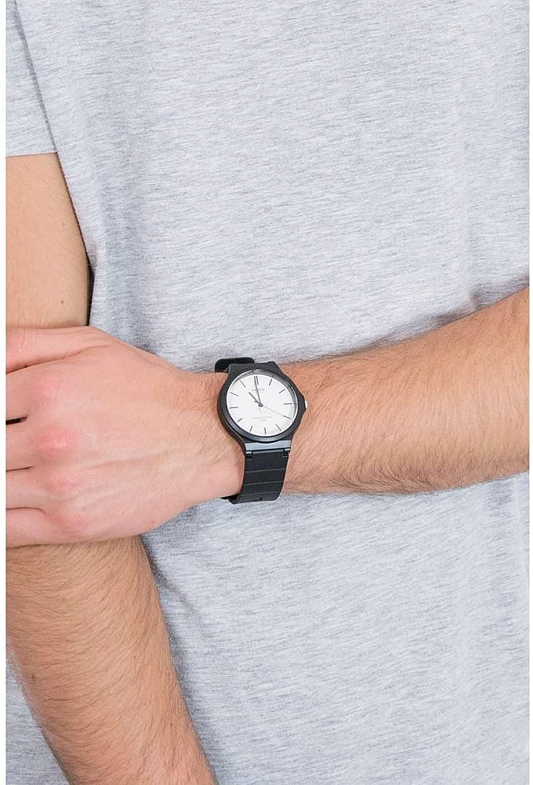 Casio Collectie, analoog, kwartshorloge met harsband, uniseks