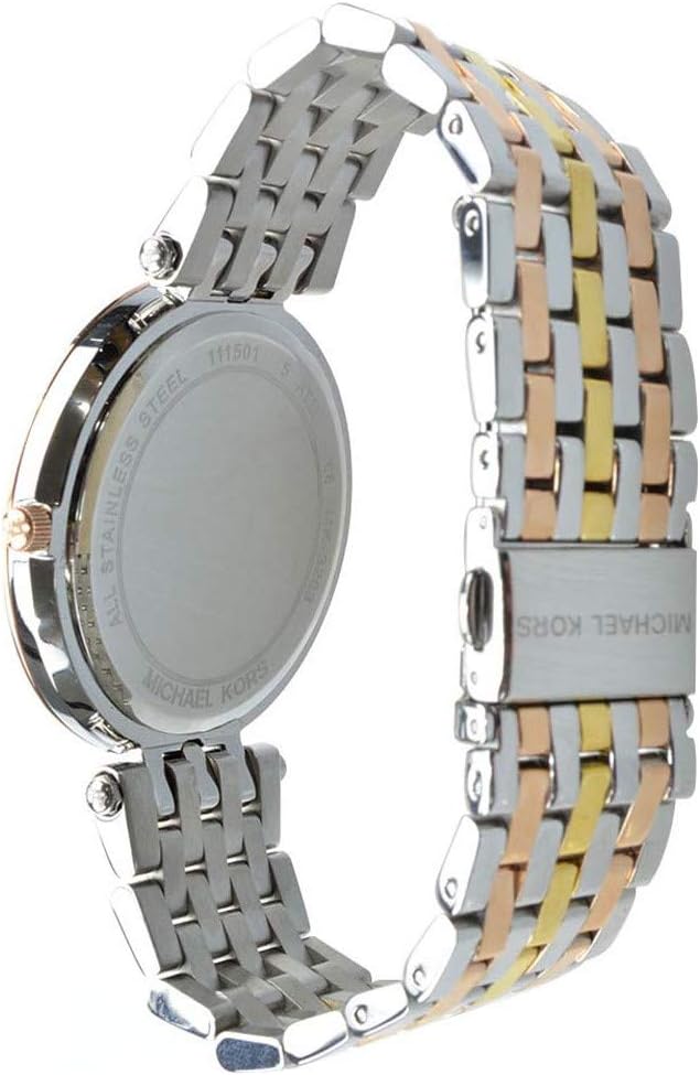 Michael Kors Darci horloge voor dames, uurwerk met roestvrij stalen of lederen band