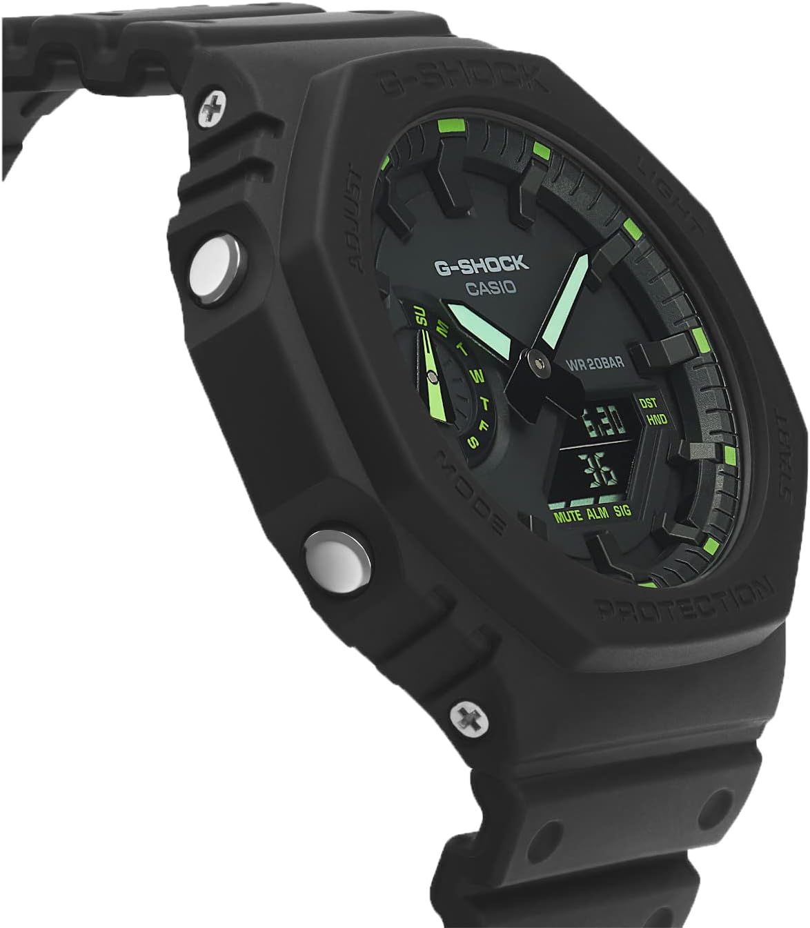 Casio RELOJ ANALOGICO DIGITAL G-SHOCK TREND GA-2100-1A3ER 49MM