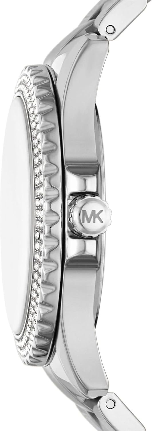 Michael Kors Everest Horloge voor dames, Quartz uurwerk met chronograaf en roestvrij stalen of siliconen band