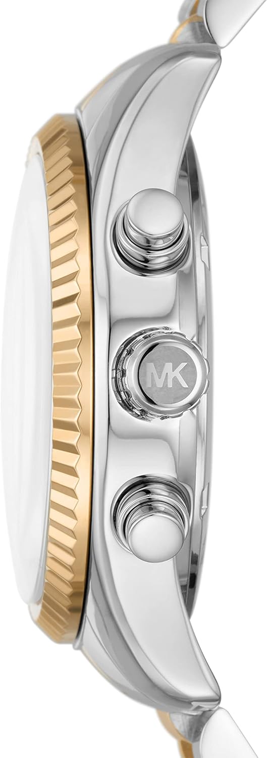 Michael Kors Lexington Horloge voor dames, uurwerk met roestvrij stalen of lederen band