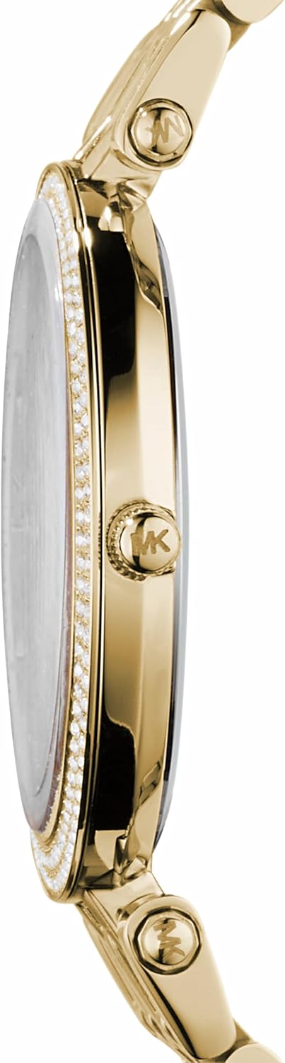 Michael Kors Darci horloge voor dames, uurwerk met roestvrij stalen of lederen band