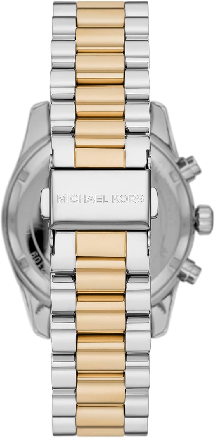 Michael Kors Lexington Horloge voor dames, uurwerk met roestvrij stalen of lederen band
