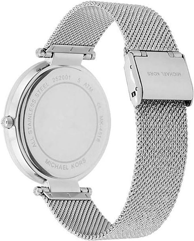 Michael Kors Darci horloge voor dames, uurwerk met roestvrij stalen of lederen band