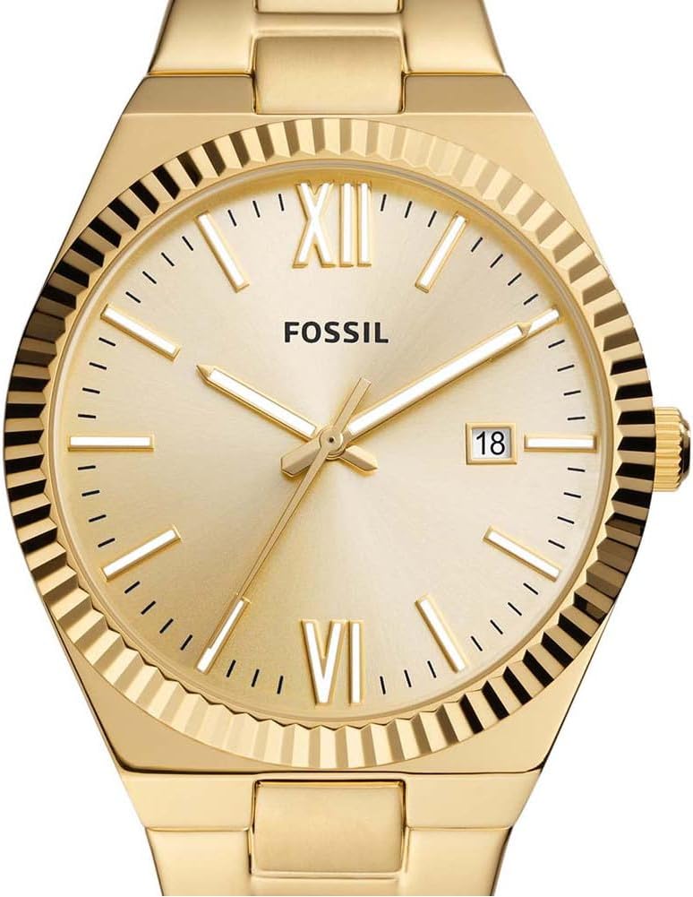 Fossil Scarlette Watch for Women,Quartz movement with Stainless steel or Leather Strap
