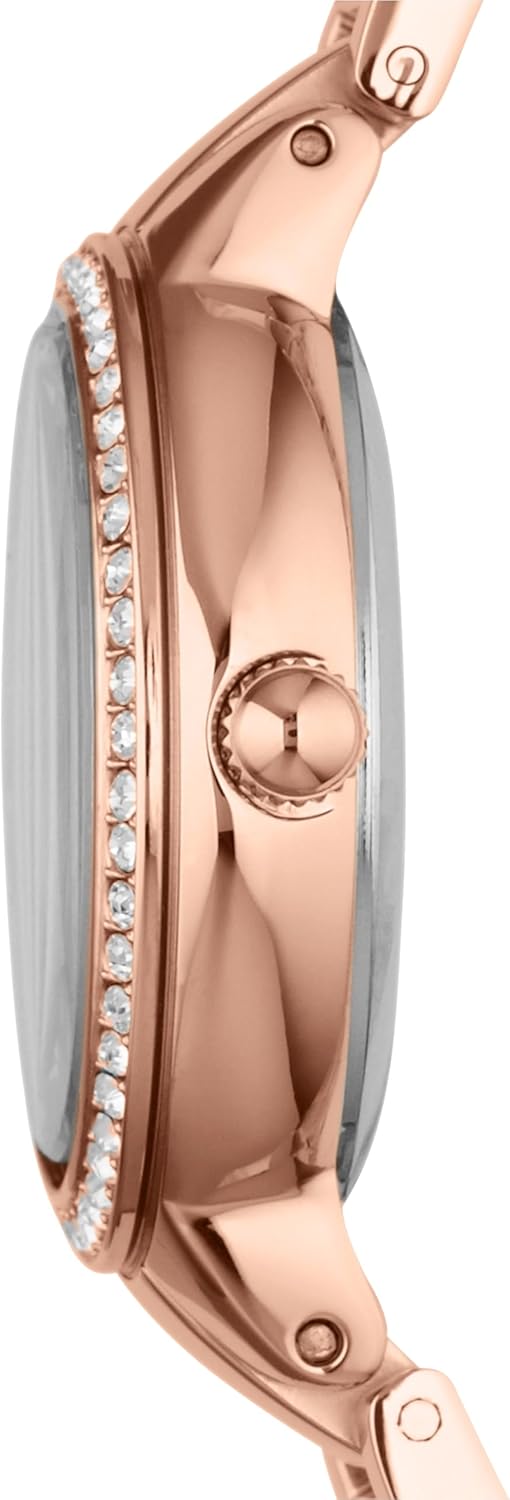 Fossil Virginia horloge voor dames, Quartz uurwerk met Stainless steel of leren band
